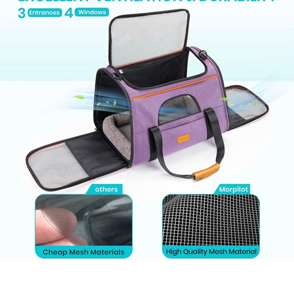 Small dog/ cat carrier bag - Picture 2 of 6